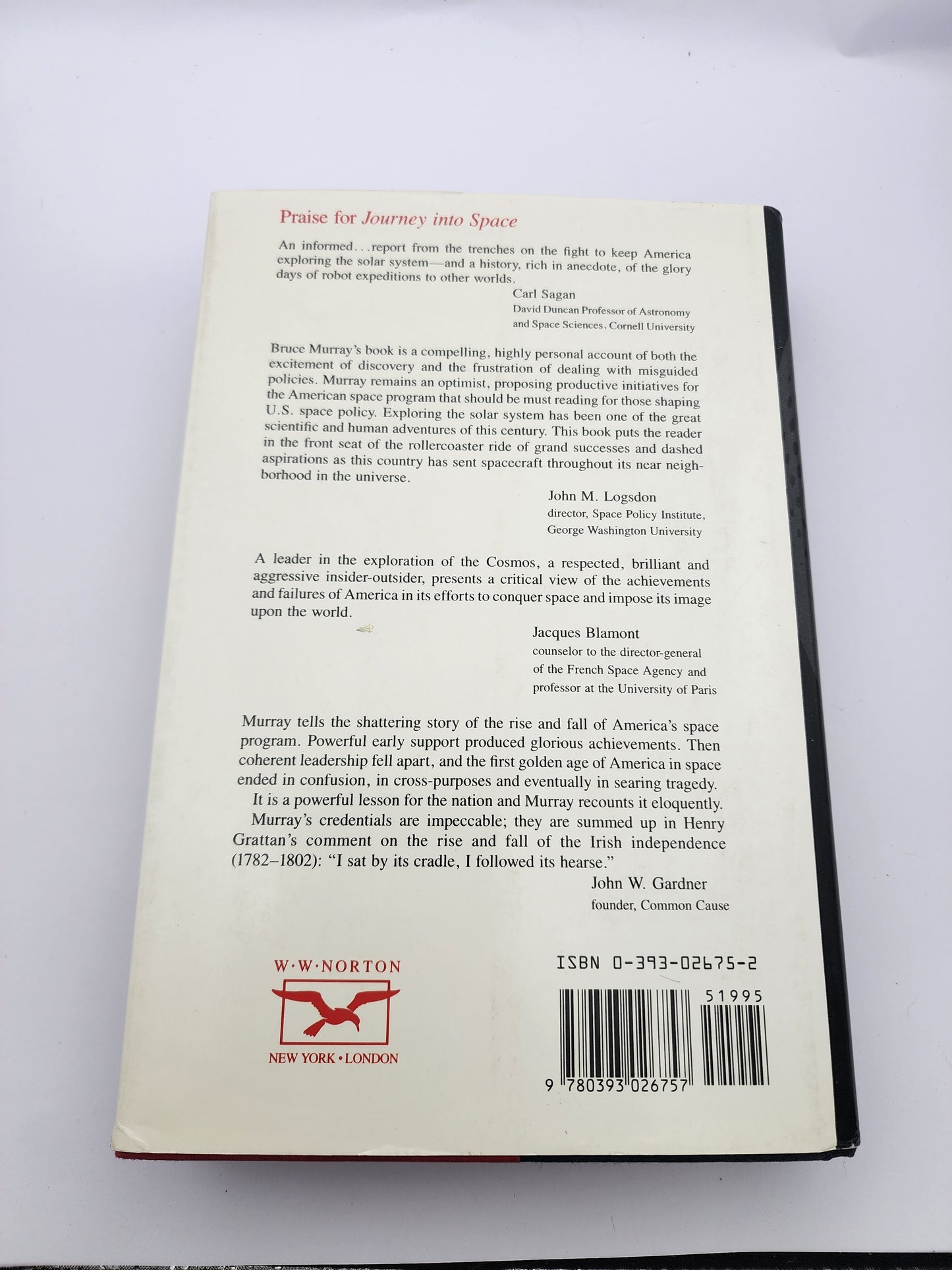 "Journey Into Space" Book - Signed and Personalized