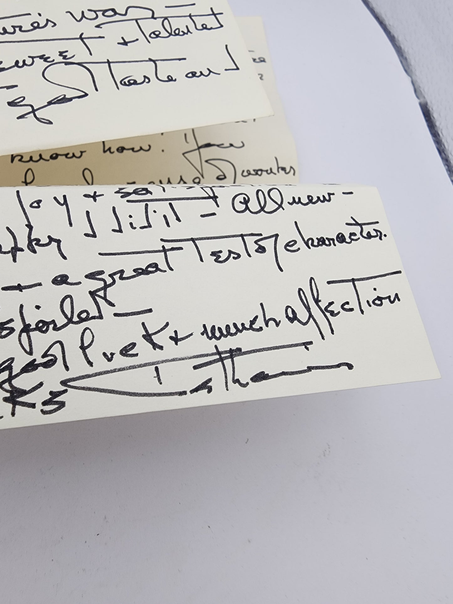 Letter from Katherine Hepburn