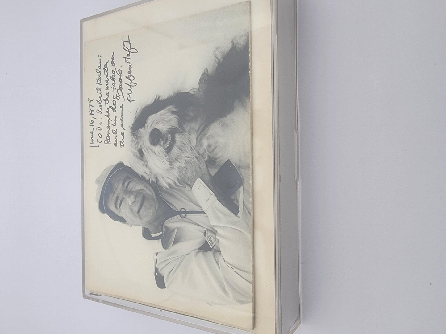Walter Matthau Photo and Note - # 1.