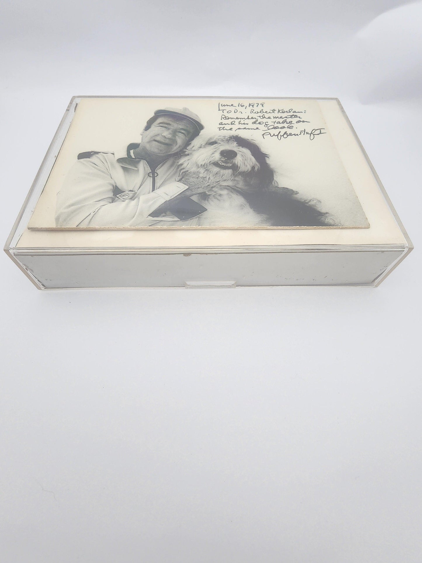 Walter Matthau Photo and Note - # 1.