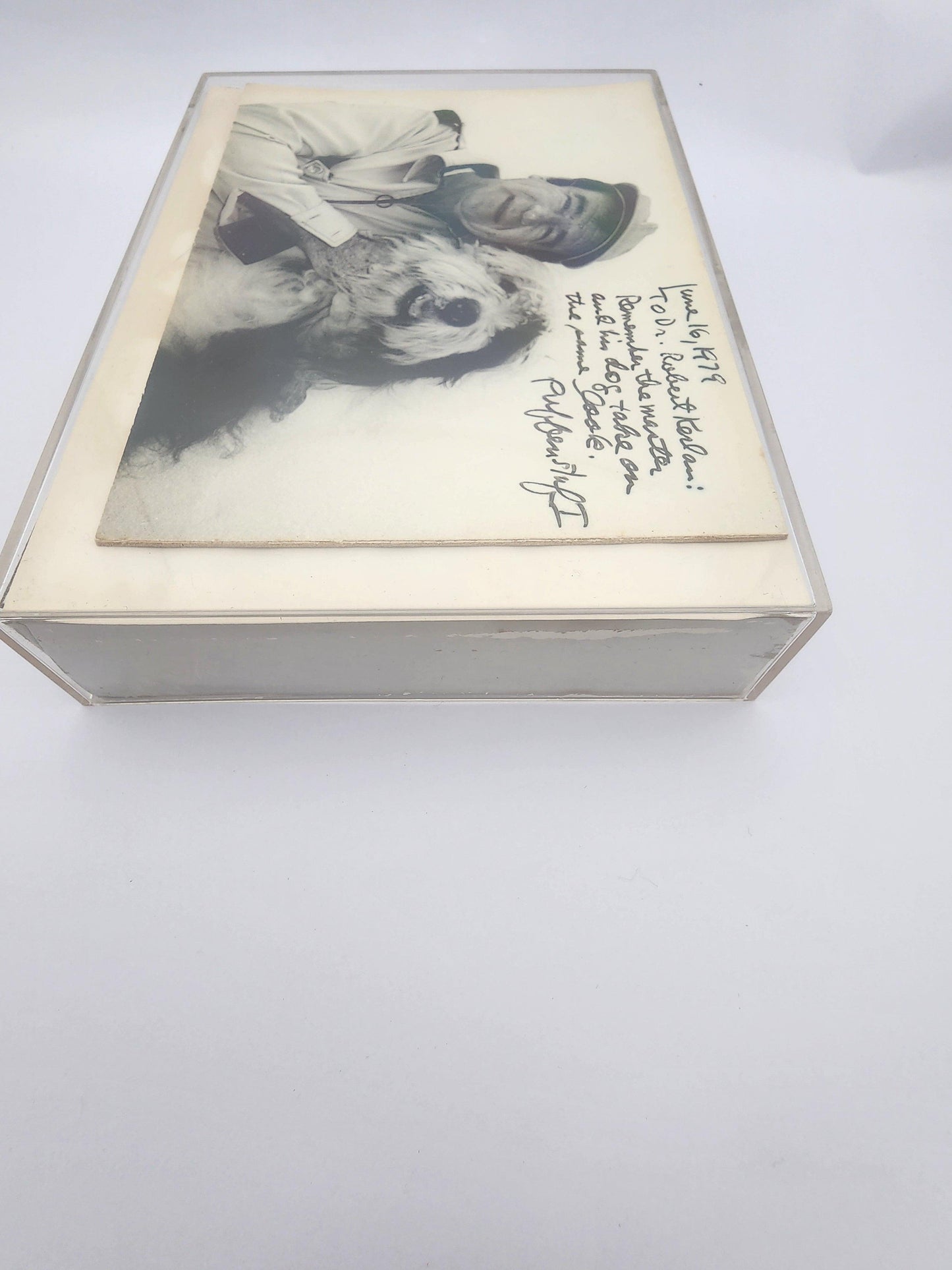 Walter Matthau Photo and Note - # 1.