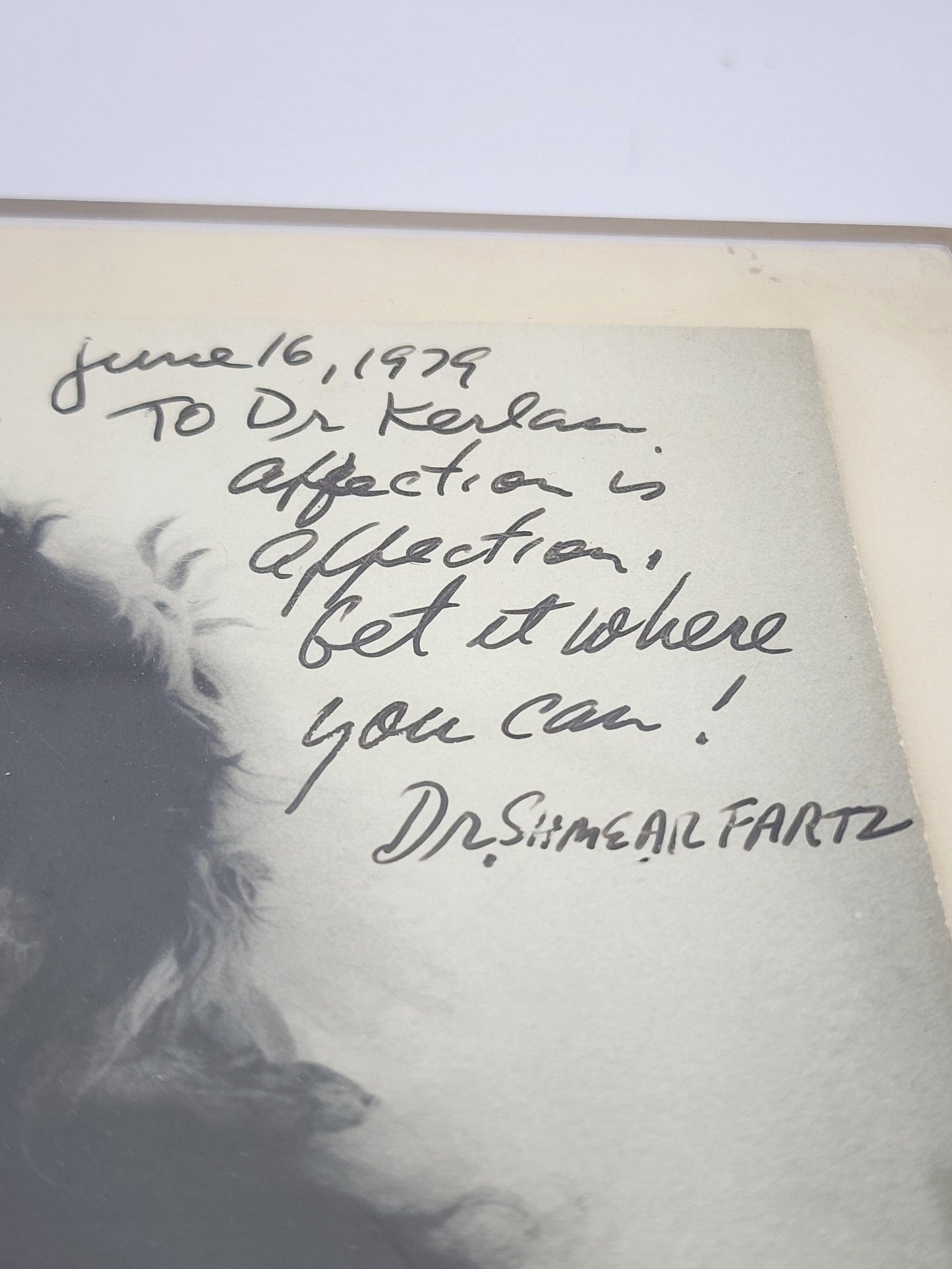 Walter Matthau Photo and Note - # 2.