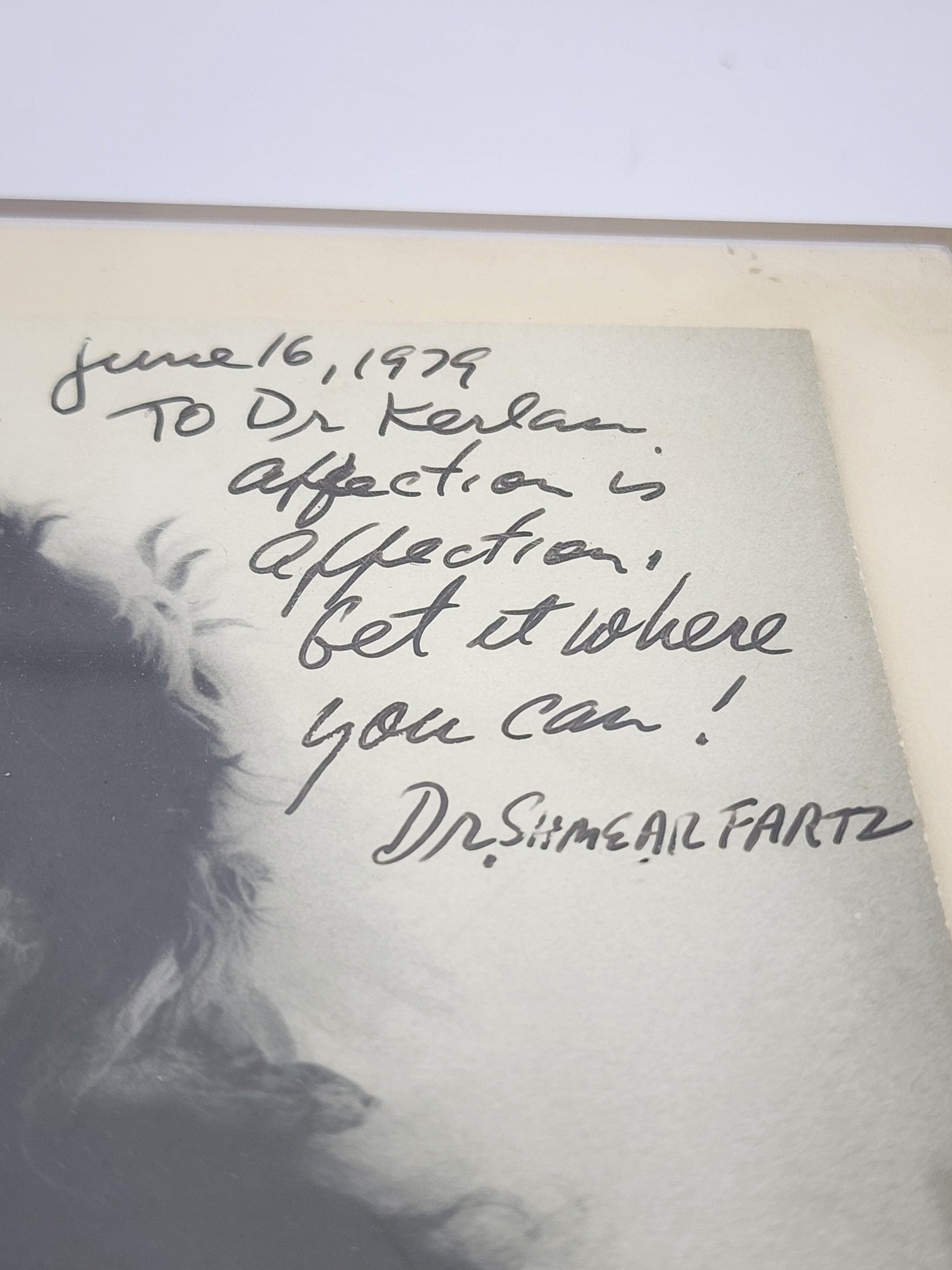 Walter Matthau Photo and Note - # 2.