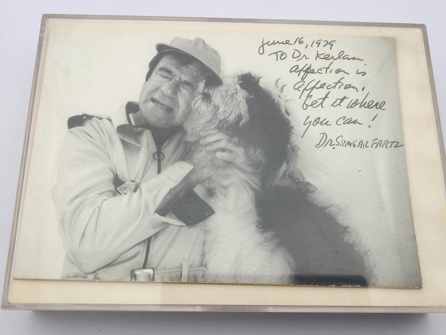 Walter Matthau Photo and Note - # 2.