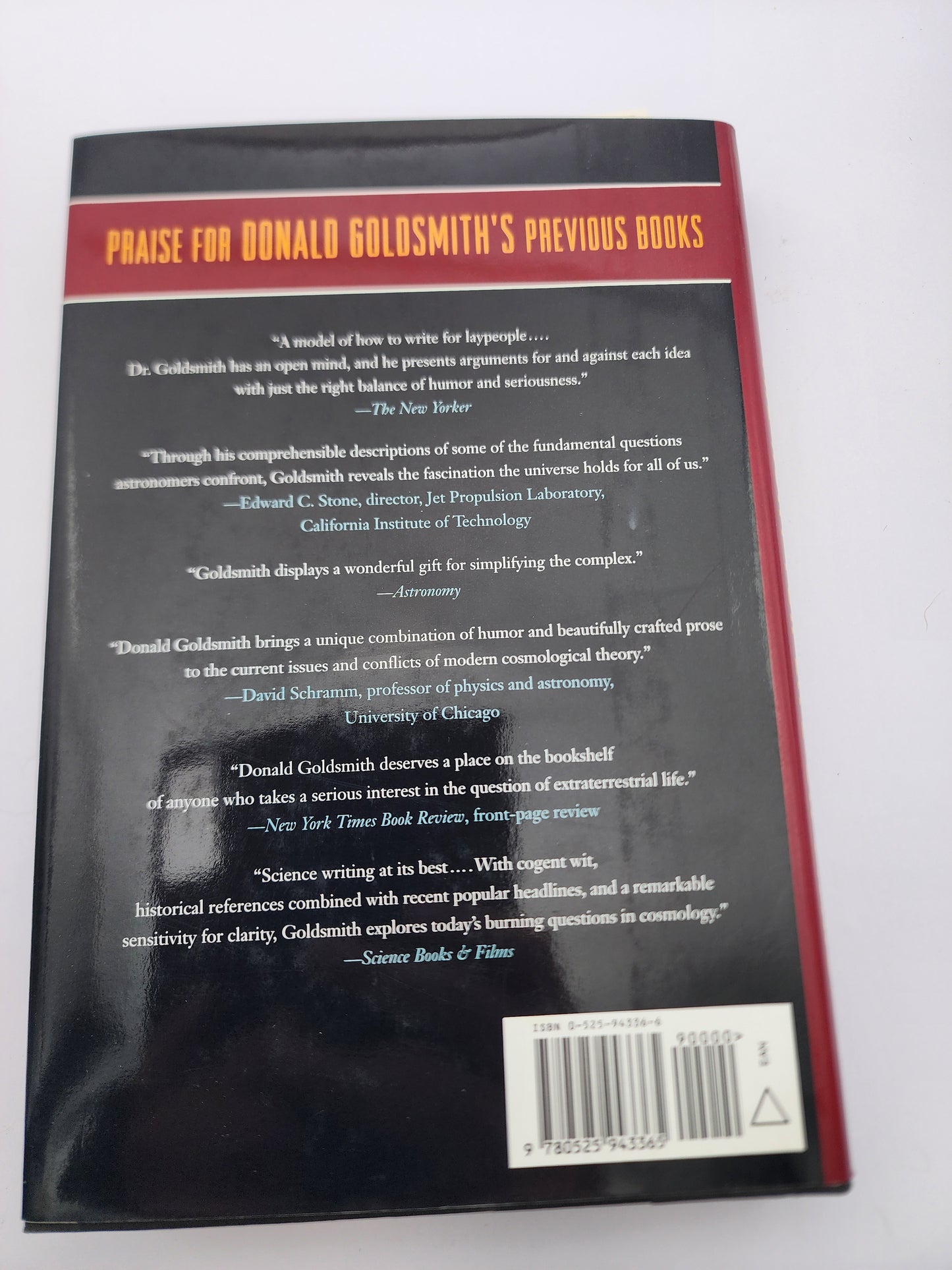 Book "The Hunt for Life on Mars" with Personal Letter