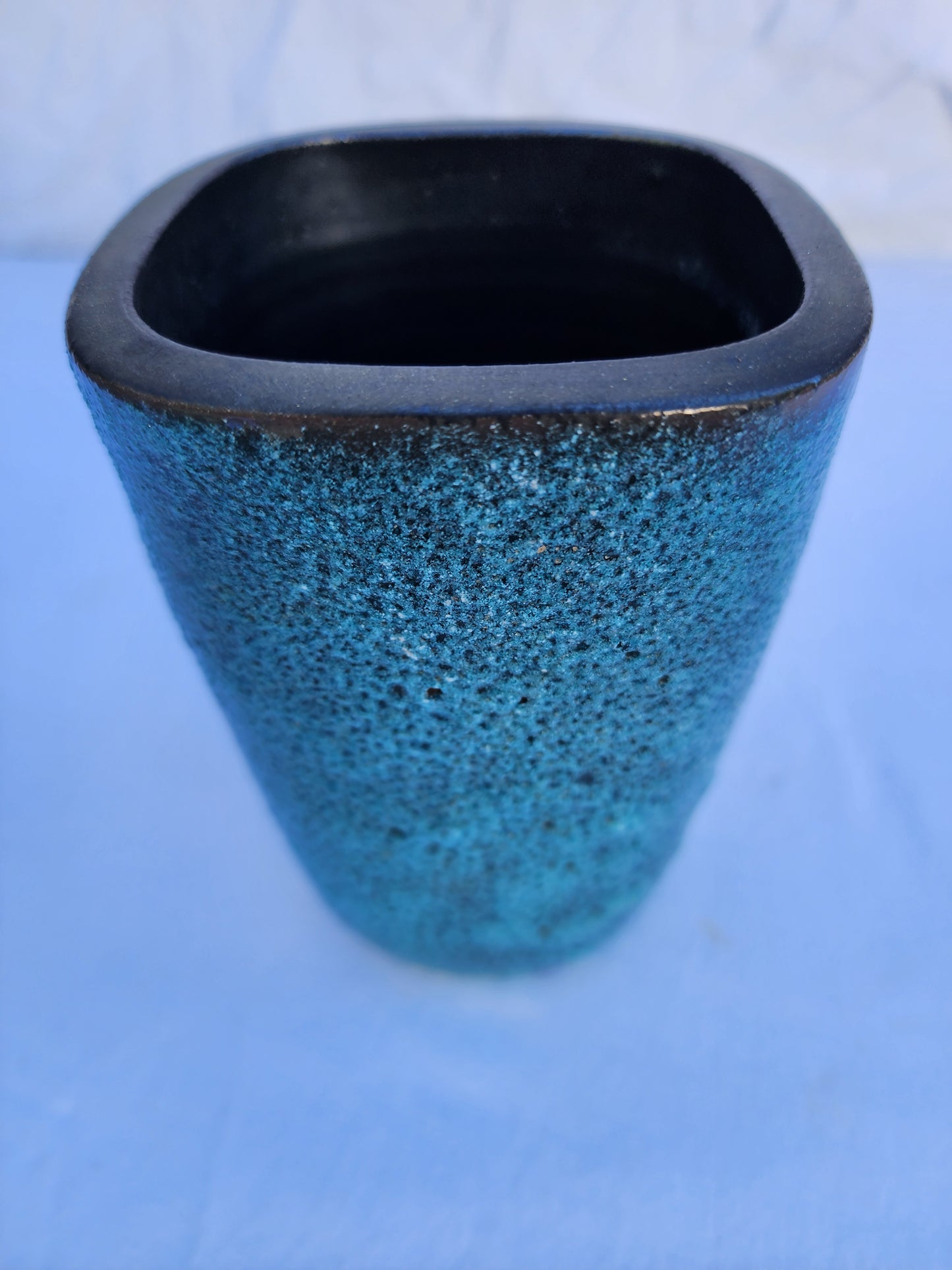 Classic MCM Blue "Lava" Vase by Pieter Groeneveldt #2