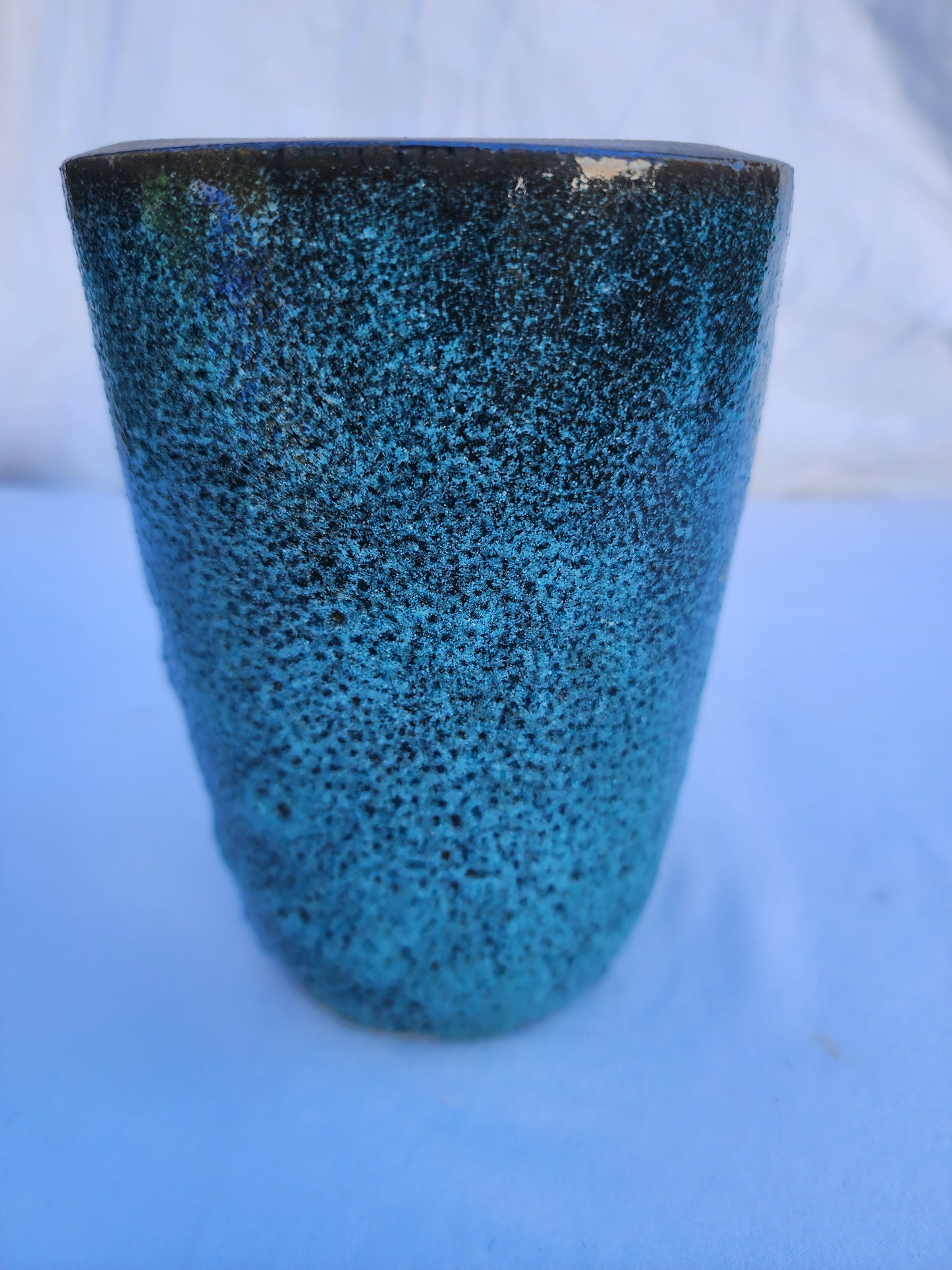 Classic MCM Blue "Lava" Vase by Pieter Groeneveldt #2