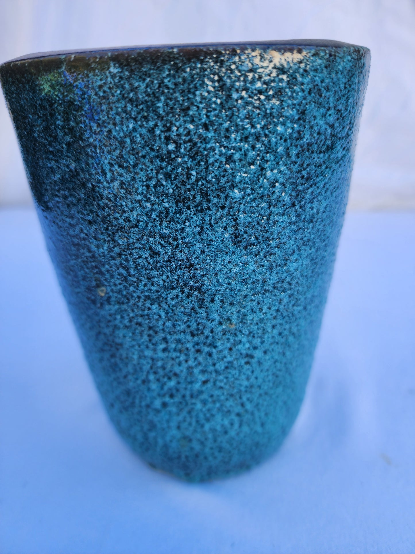Classic MCM Blue "Lava" Vase by Pieter Groeneveldt #2