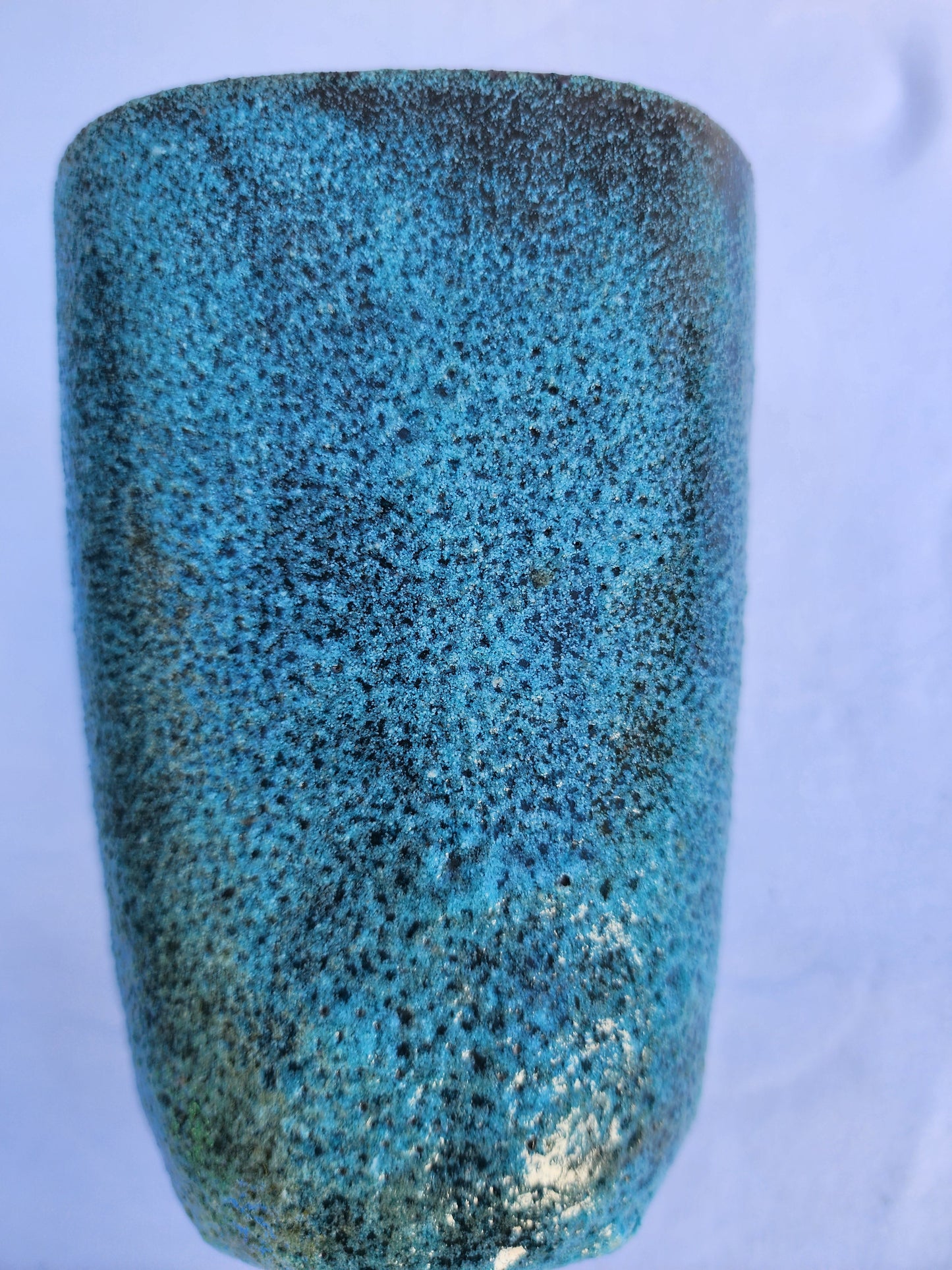 Classic MCM Blue "Lava" Vase by Pieter Groeneveldt #1