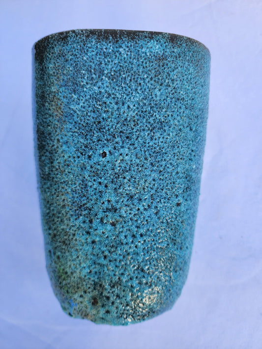 Classic MCM Blue "Lava" Vase by Pieter Groeneveldt #1