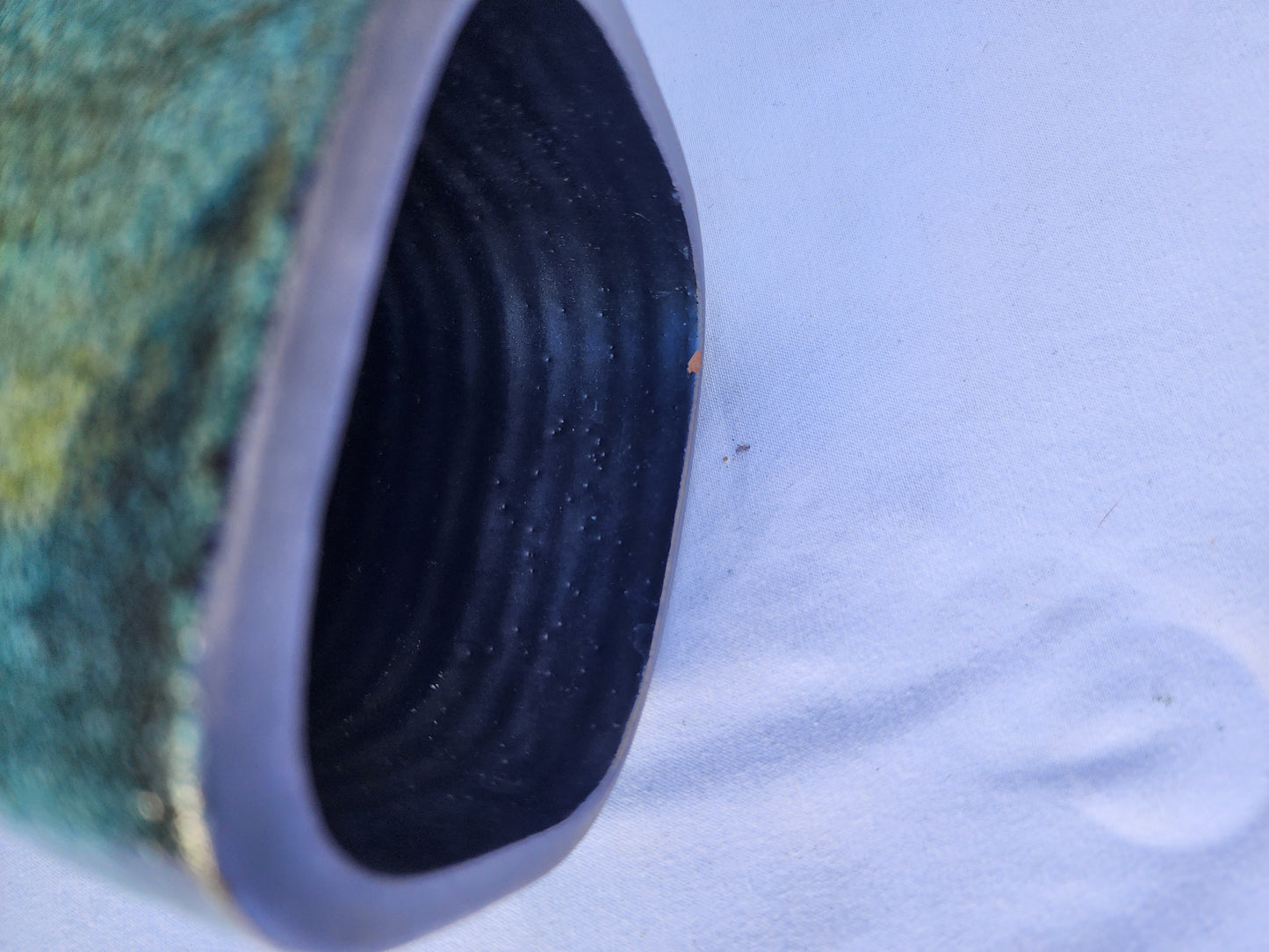 Classic MCM Blue "Lava" Vase by Pieter Groeneveldt #1