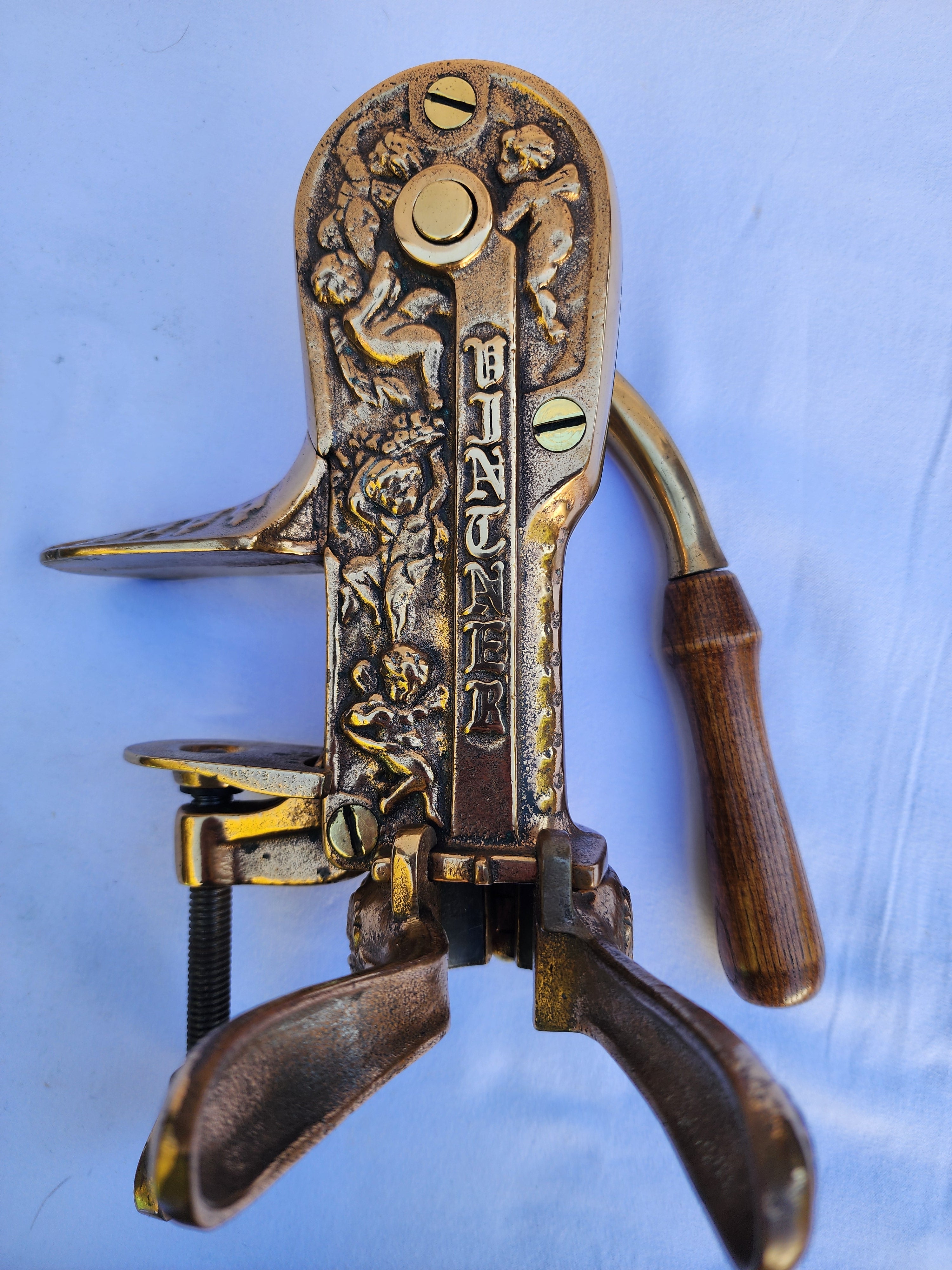 Vintage Vintner Brass Wine Opener.