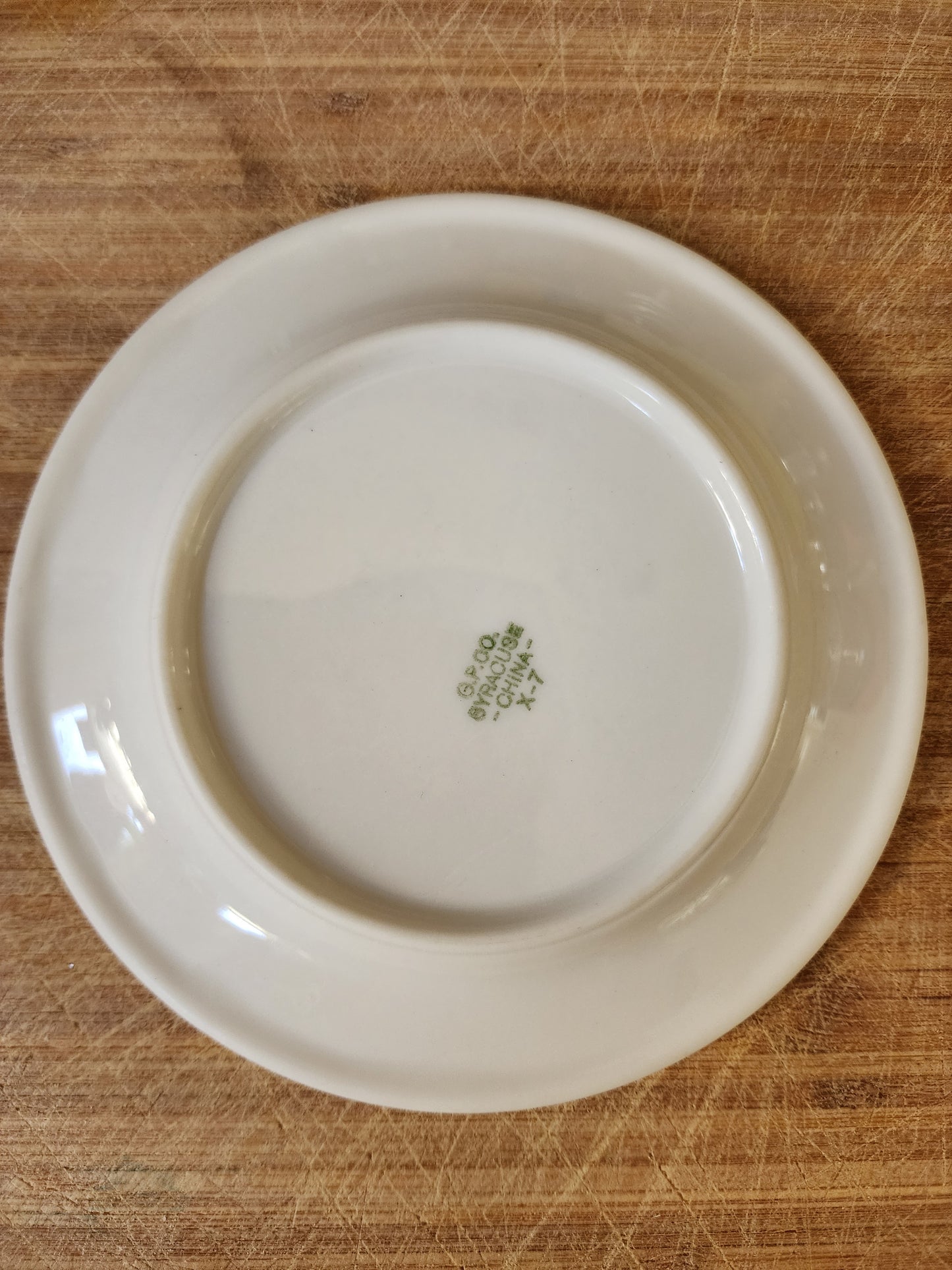 Fox Studio Commissary Plate.