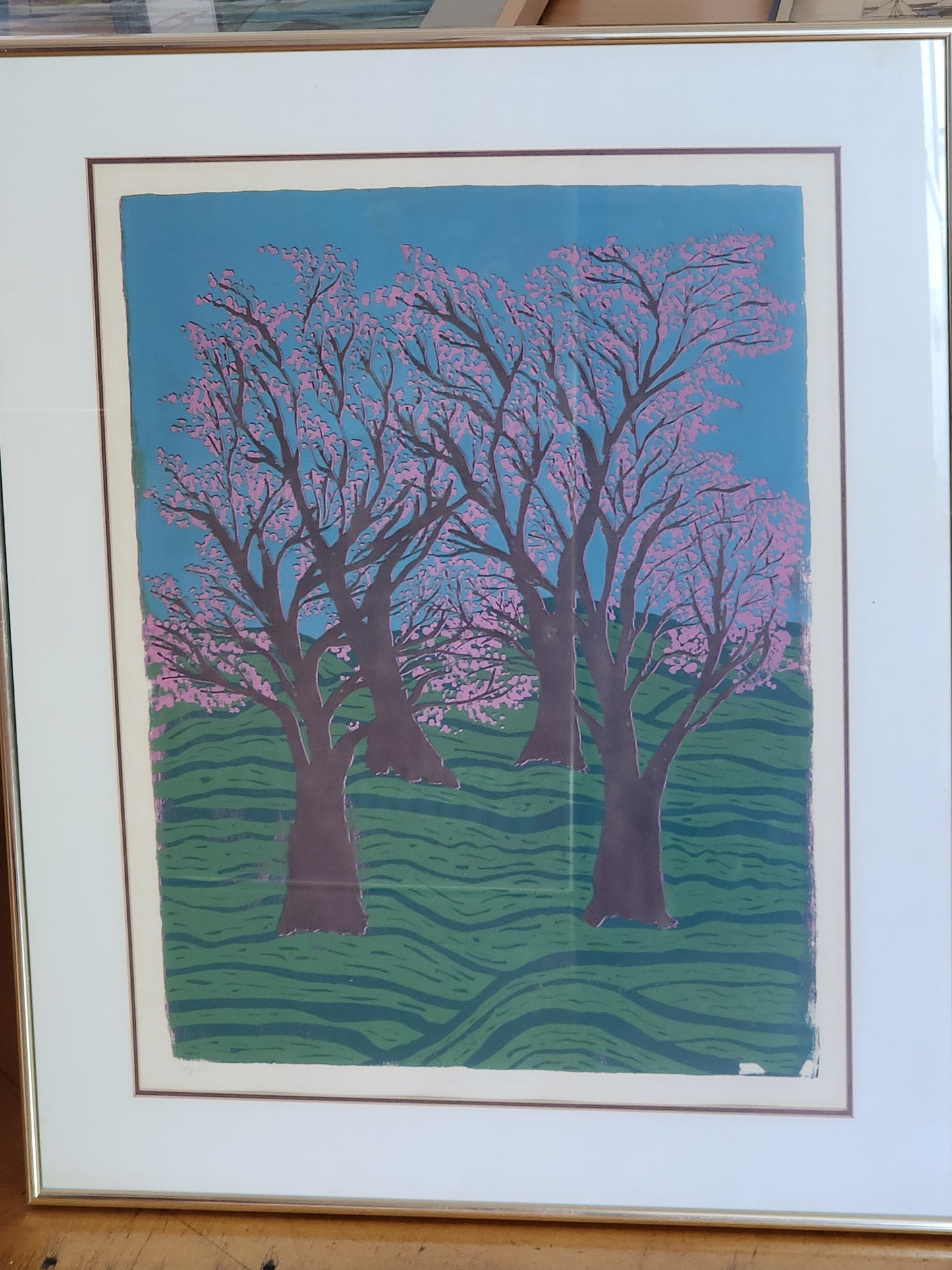 Large Colorful Springtime Scene by Karen Cholodenko
