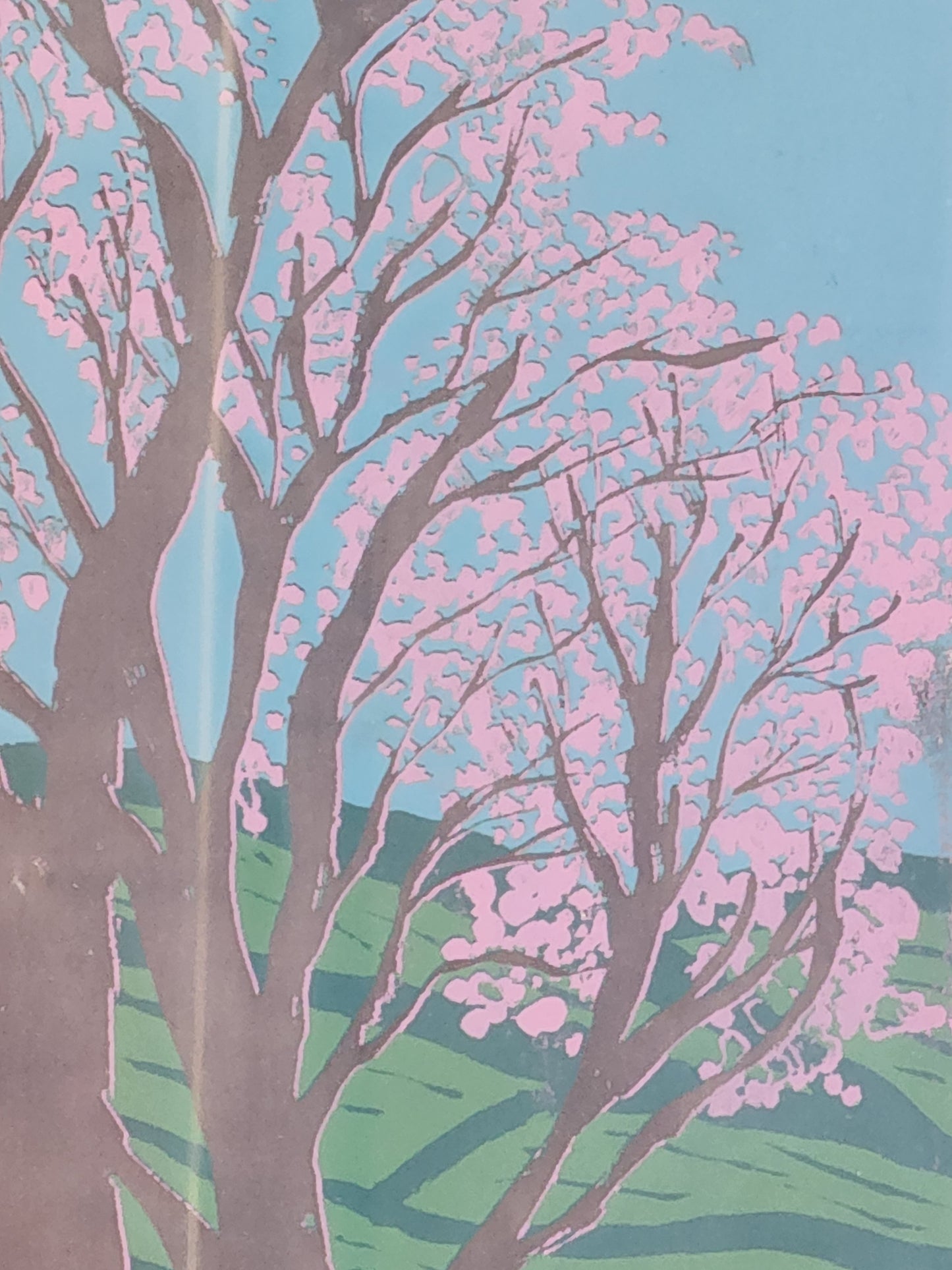 Large Colorful Springtime Scene by Karen Cholodenko