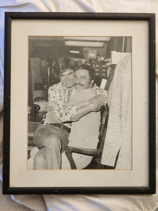 Rare Photo - Burt Reynolds Hamming It Up with Director.