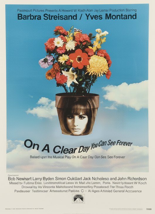 Streisand "On a Clear Day" Poster.