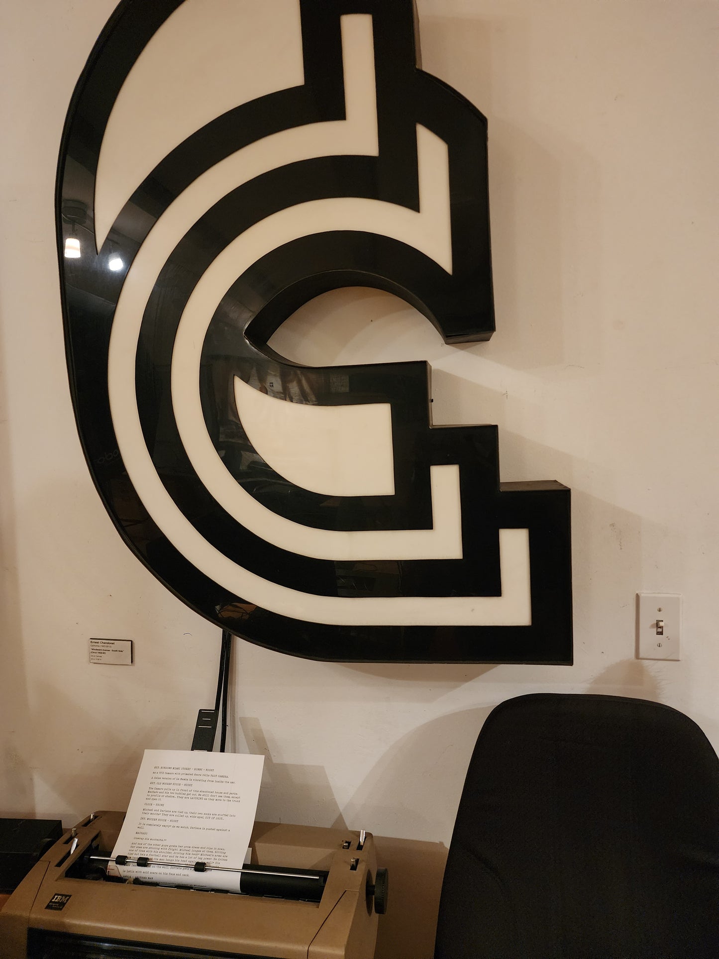 The Cannell Studios Logo - Neon Sign (1981)