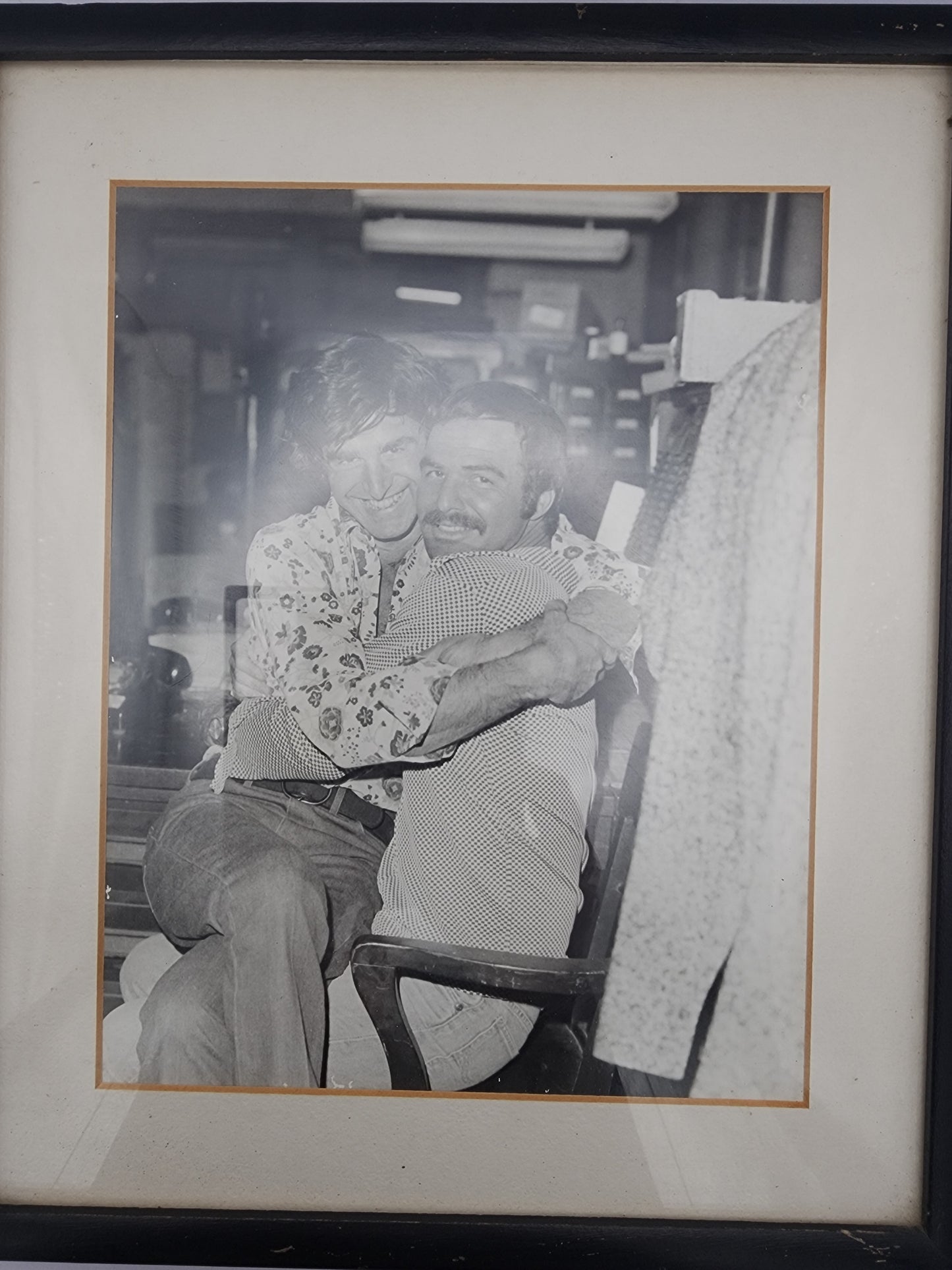 Rare Photo - Burt Reynolds Hamming It Up with Director