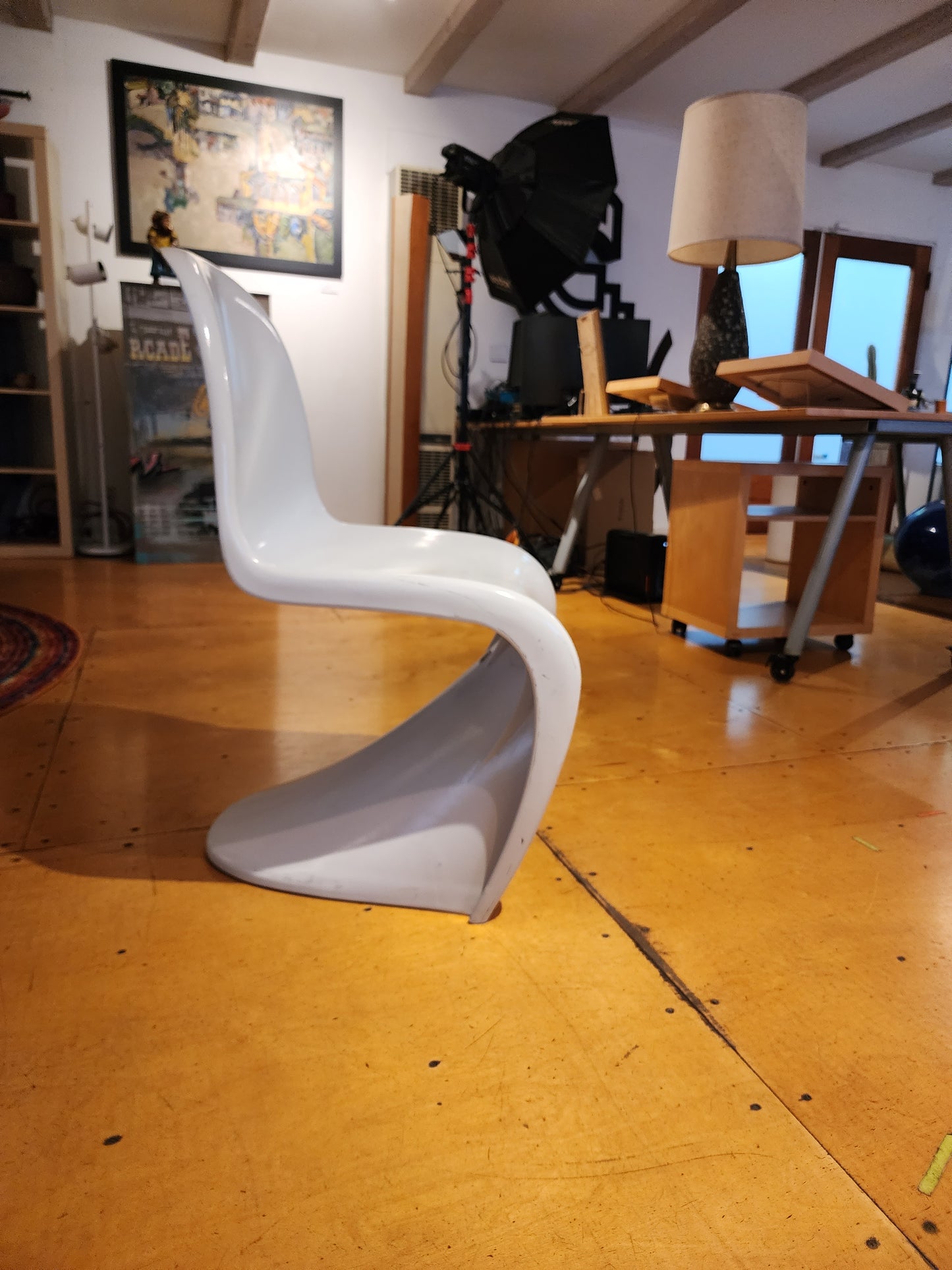 Style of Verner Panton Chair.