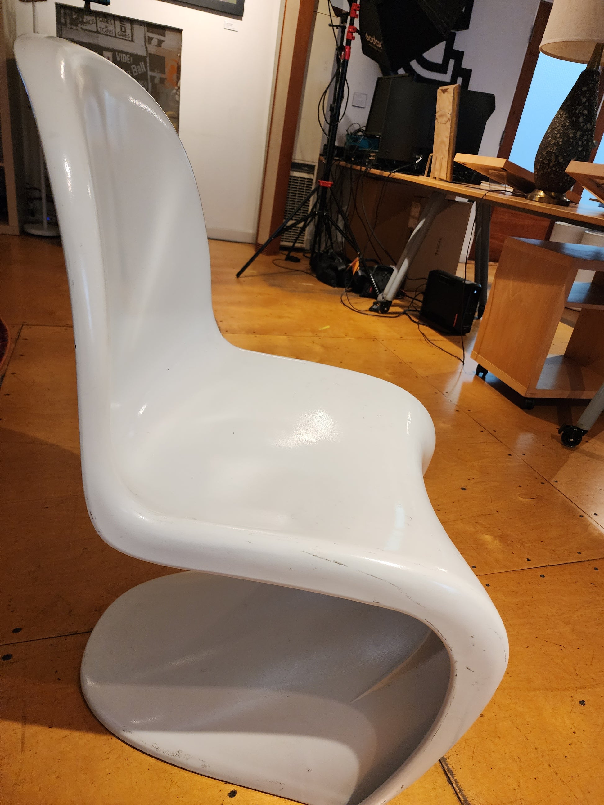 Style of Verner Panton Chair.
